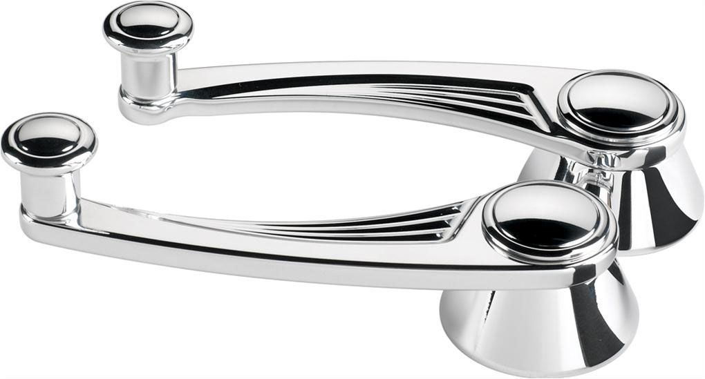 Ball Milled Interior Window Crank Handles - Polished BS46325