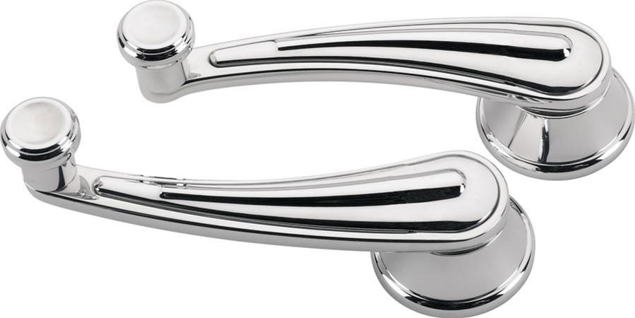 Rail Interior Window Crank Handles - Polished BS46528