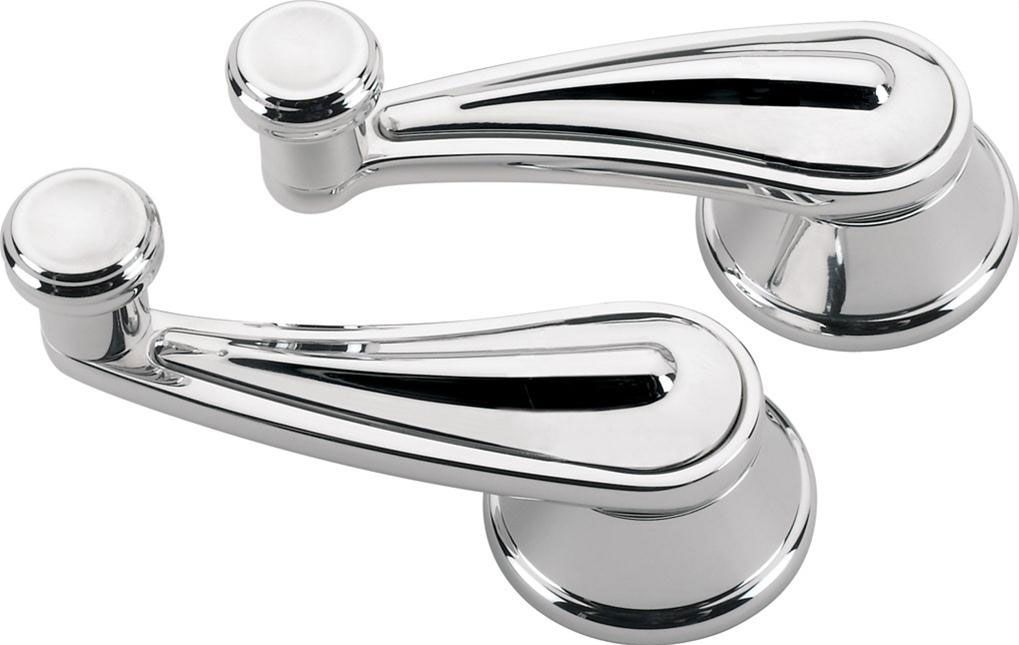 Rail Interior Vent Window Crank Handles - Polished BS47528