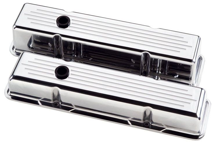 Aluminium Valve Covers Ball Milled - Polished BS95220