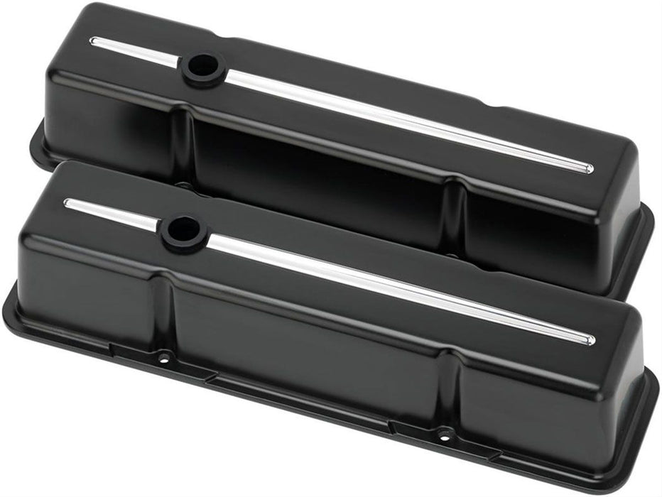 Aluminium Streamline Valve Covers - Black BS95224