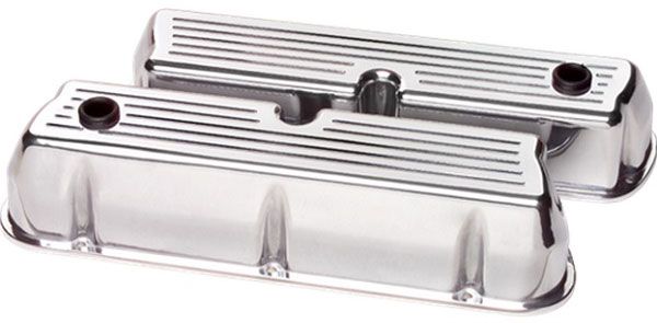 Aluminium Valve Covers Ball Milled - Polished BS95320