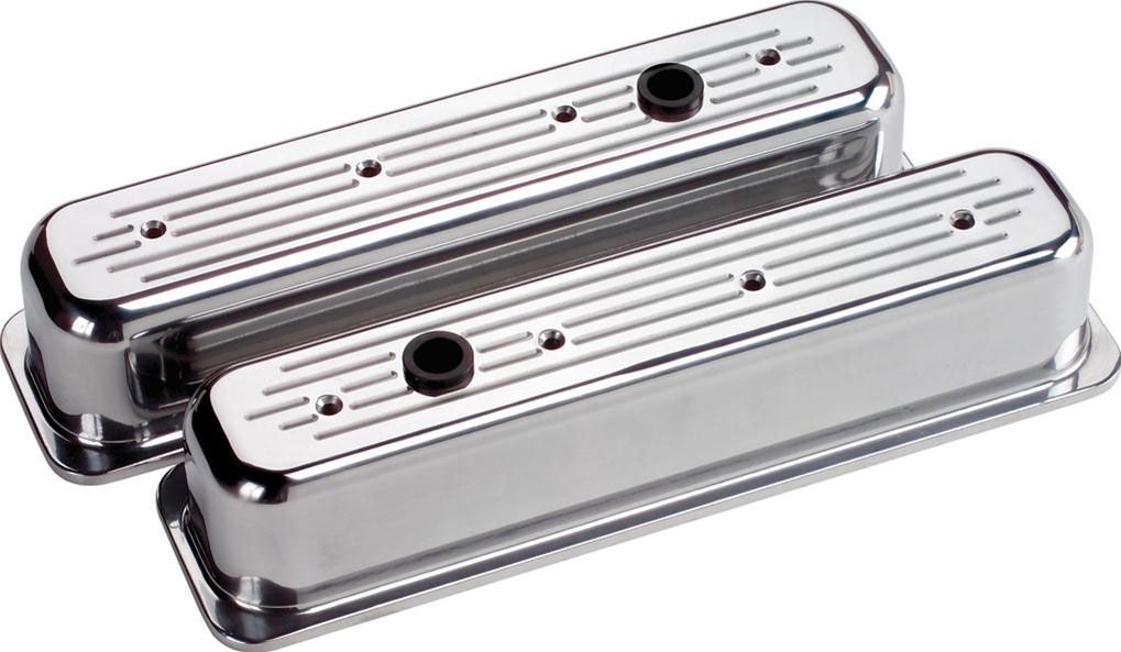 Aluminium Valve Covers Ball Milled - Polished BS95720