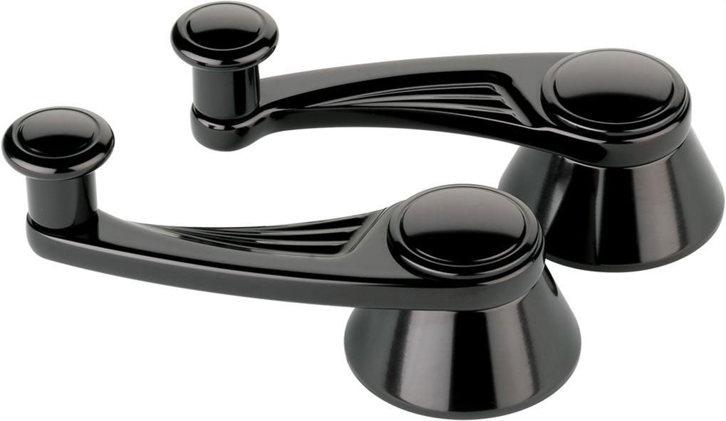 Ball Milled Interior Vent Window Crank Handles - Black BSBLK47525