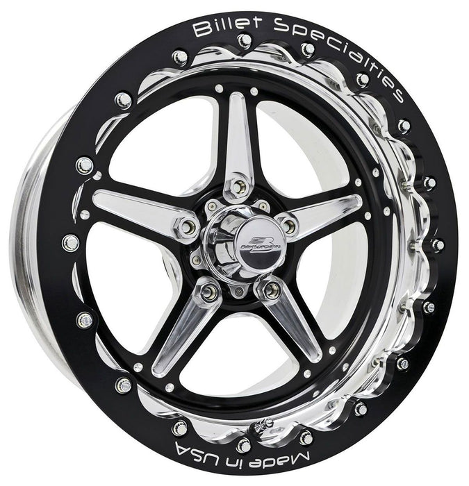 Street Lite Wheel 15" x 10" - Black BSBRSB35106145N