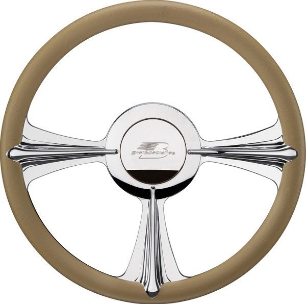 Profile Series 14" Billet "Rail" Steering Wheel BSP30096