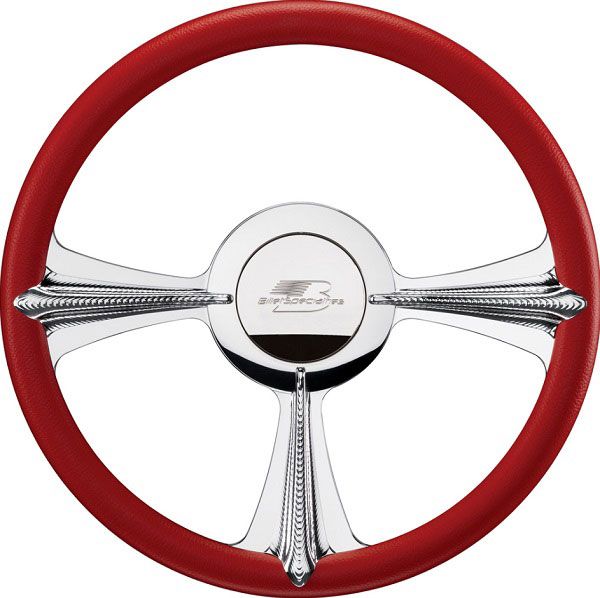 Profile Series 14" Billet "Rat Tail" Steering Wheel BSP30097