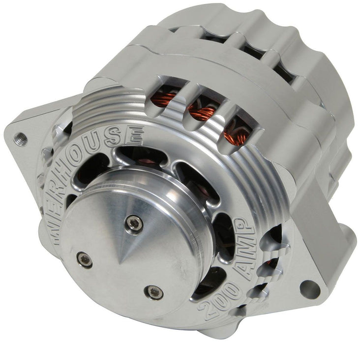 CVR Billet Powerhouse Alternator - Clear CVR8106CL