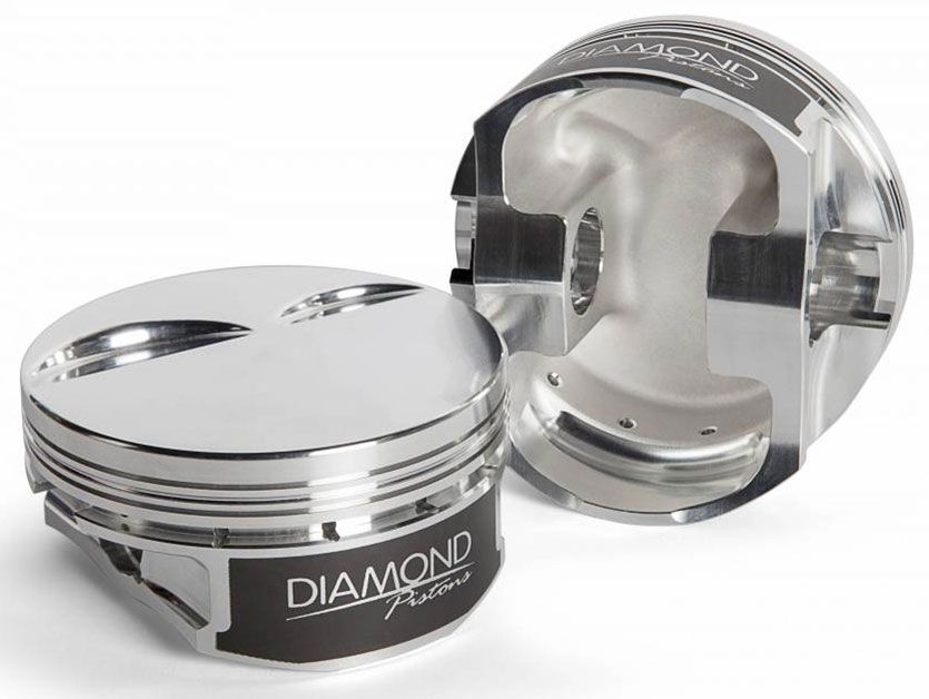 LS1/LS6 Dish Top Forged Pistons With Rings D11506-R1-8-H