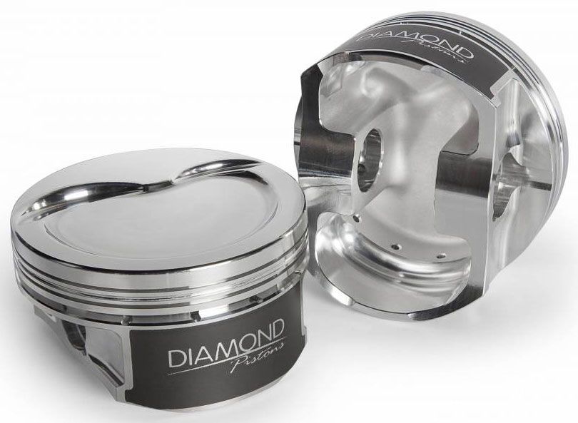 LSA Dish Top Forged Pistons With Rings D1LSA-4070-R1-8