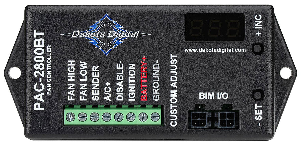 Programmable Fan Controller with 70amp Relay DAKPAC-2800PT