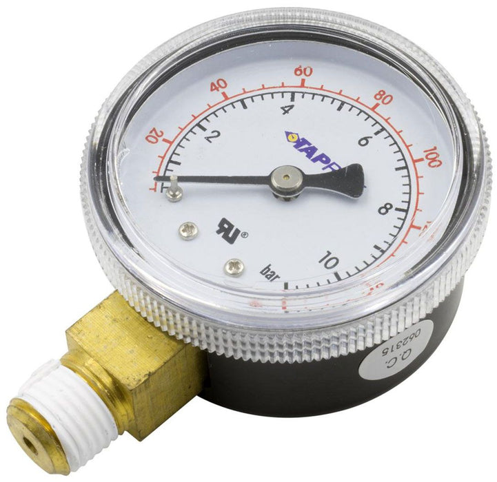 High Pressure Gauge for CO2 Regulator, 0-160 psi DE-GLP