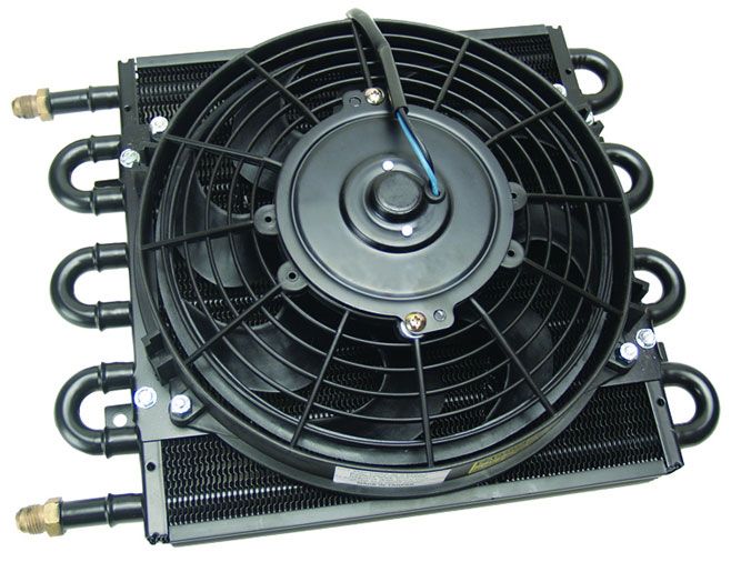 Derale Dyno-Cool 8 Pass Remote Mount Cooler with Fan DP12732