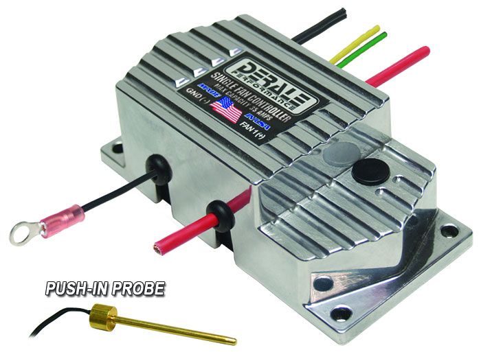 Derale High Amperage Adjustable Single Fan Controller, Max 35 Amps DP16778