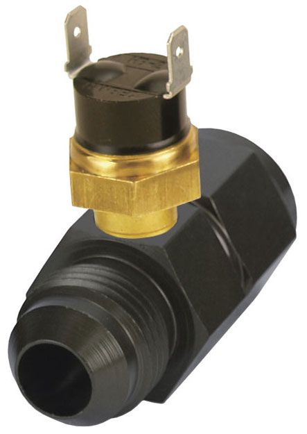 Derale Premium Series In-Line Fluid Thermostat -8AN x -8AN DP35021