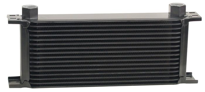 Derale Stacked Plate Cooler 16 Rows, Inlet Size -10AN O-ring Female DP51678