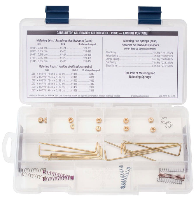 Calibration Kit for Performer Series Carburettors ED1479