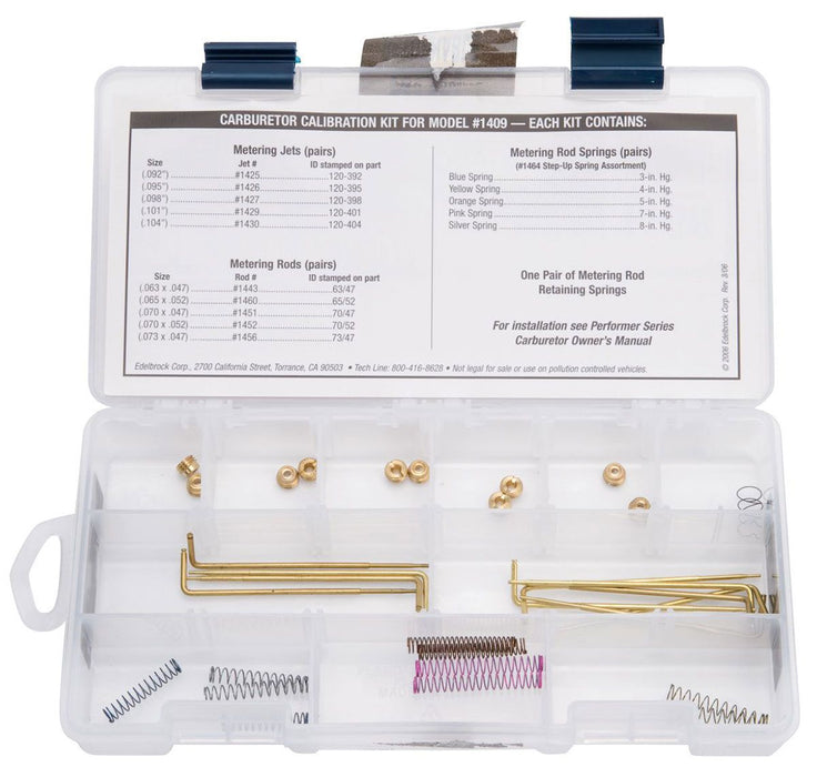 Calibration Kit for Performer Series Carburettors ED1488