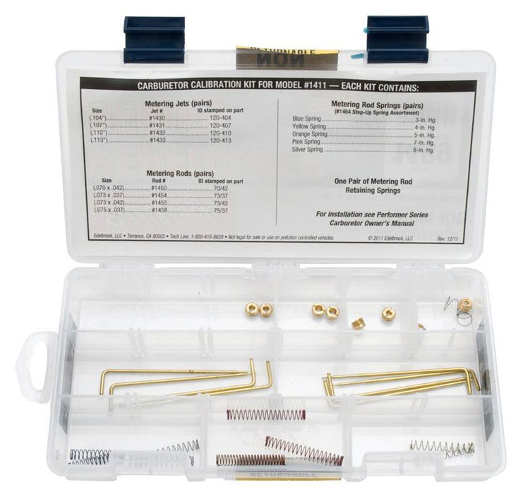 Calibration Kit for Performer Series Carburettors ED1489