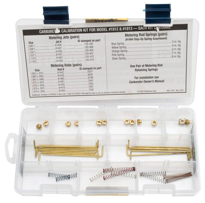 Calibration Kit for Thunder Series AVS Carburettors ED1841