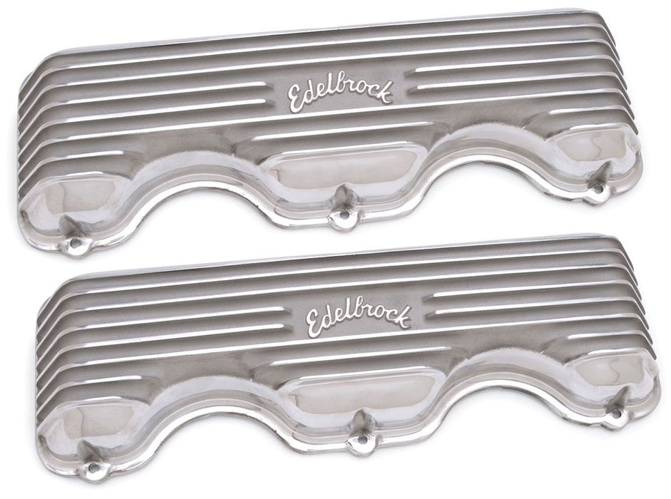 Classic Aluminium Series Valve Covers - Polished Finish ED4140