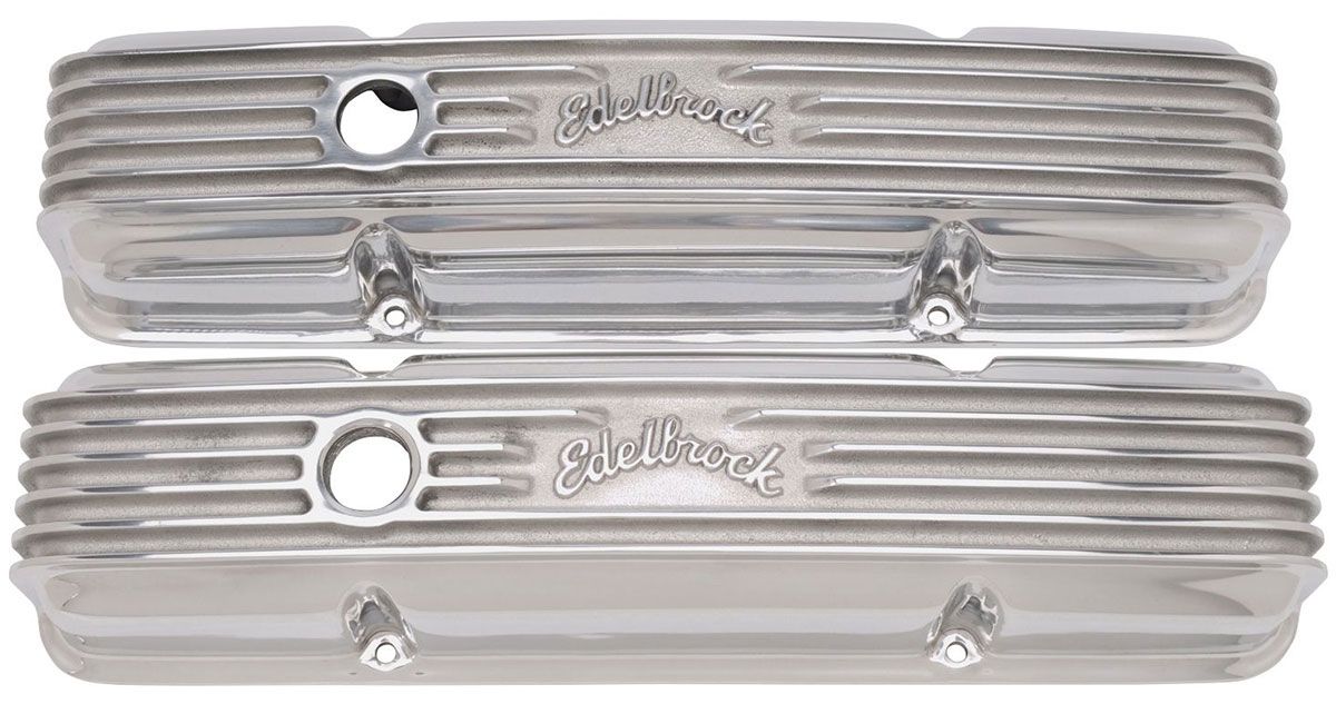 Classic Aluminium Series Valve Covers - Polished Finish ED4144