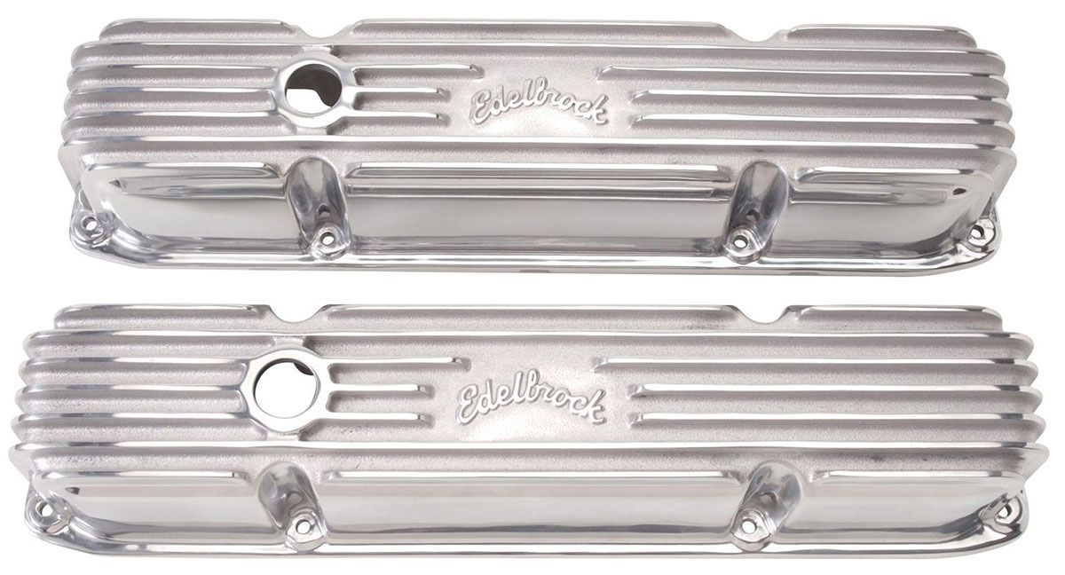 Classic Aluminium Series Valve Covers - Polished Finish ED4192