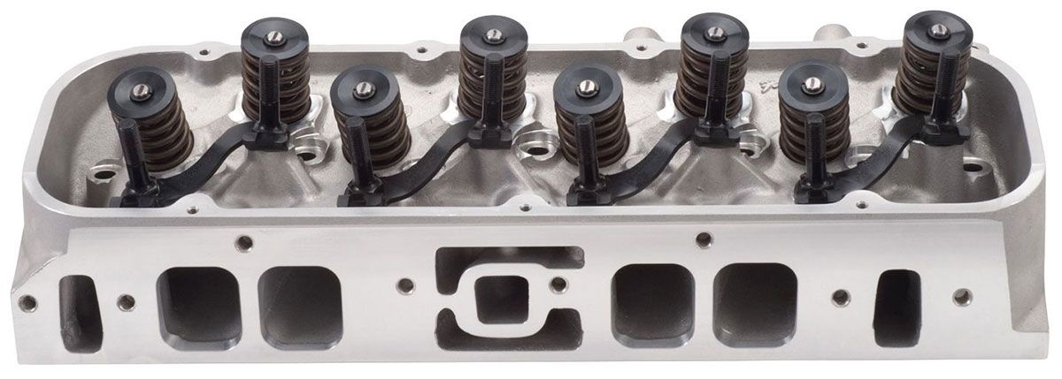 E-Street 290 Oval Port Cylinder Heads - Single - Complete ED50459