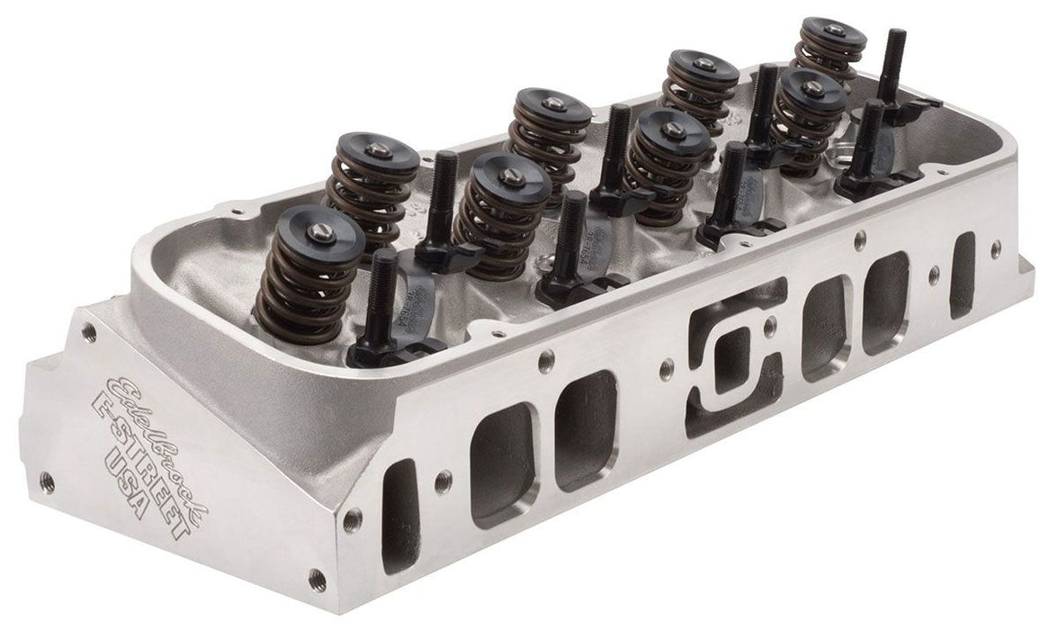 E-Street 290 Oval Port Cylinder Heads - Single - Complete ED50459