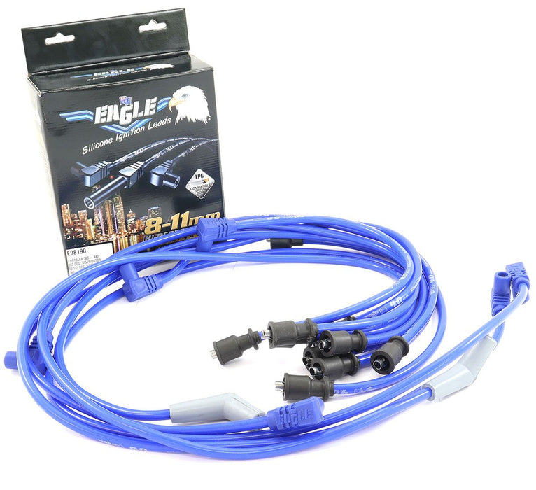 9mm Ignition Lead Set, Points Style, Blue ELE98190