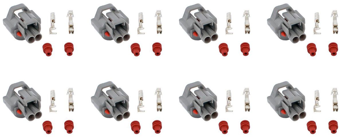 Denso Fuel Injector Connector Set FAST170031-8