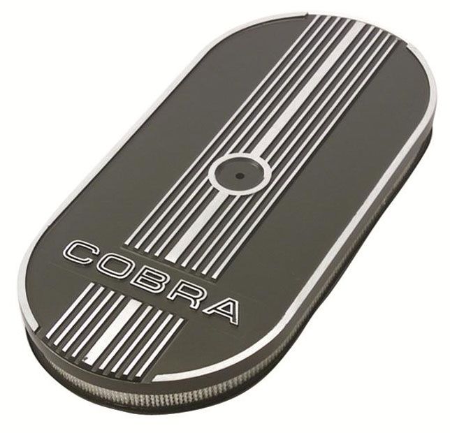 "Cobra" Black Oval Air Cleaner Assembly FMM-9600-C302