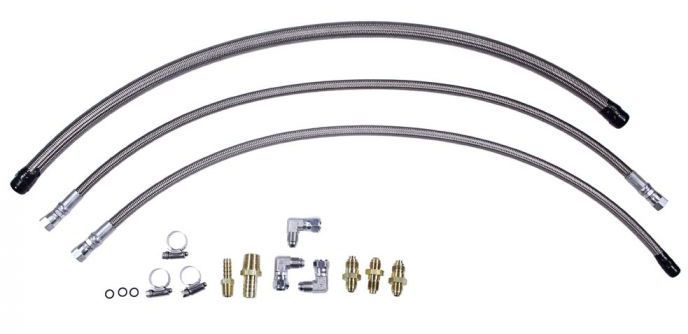 Stainless Braided Hose Kit - Remote Reservoir FR1610