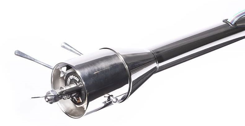 30" Floor Shift Tilt Steering Column - Polished Finish FR20001SS