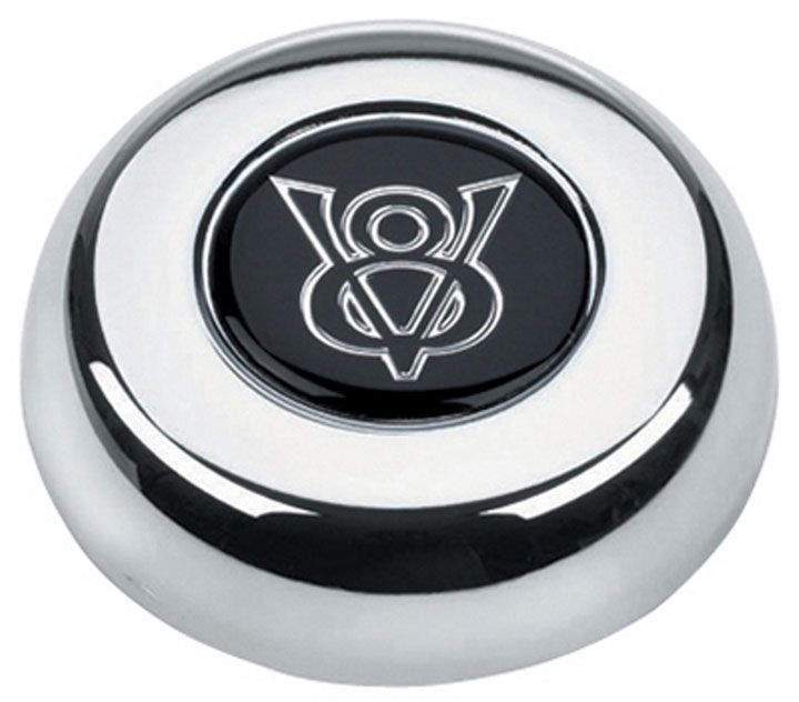 Chrome Horn Button GR5682