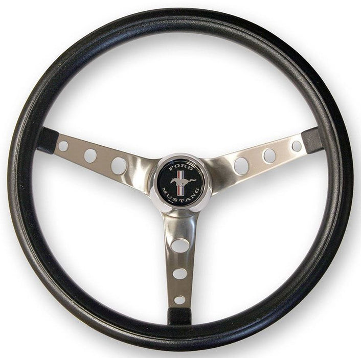 15" Classic Steering Wheel With Mustang Horn Button GR968