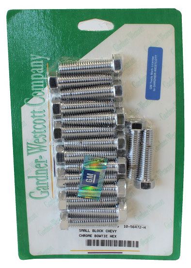 Chrome Hex Outside Head Bolts GW10-56472-H