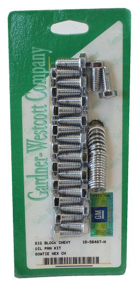 Chrome Hex Oil Pan Bolt Set GW10-56487-H