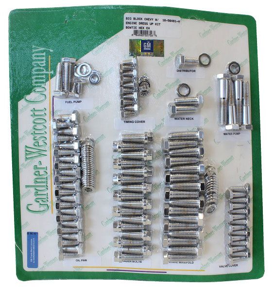 Polished S/S Hex Engine Dress Up Kit GW10-56491-HSP