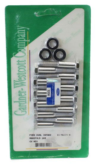 Chrome Hex Intake Manifold Bolt Set GW11-56221-H