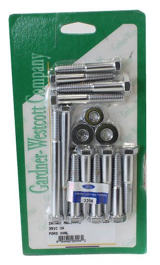 Polished S/S Hex Intake Manifold Bolt Set GW11-56222-HSP