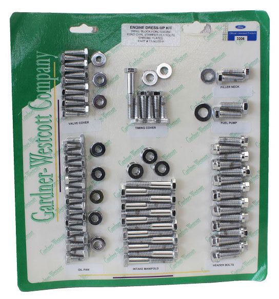 Polished S/S Hex Engine Dress Up Kit GW11-56250-HSP