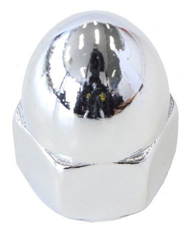 9/16"-12 Chrome Acorn Nut, Single GW21556