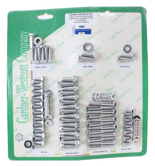 Polished S/S Hex Engine Dress Up Kit GW24-56250-HSP