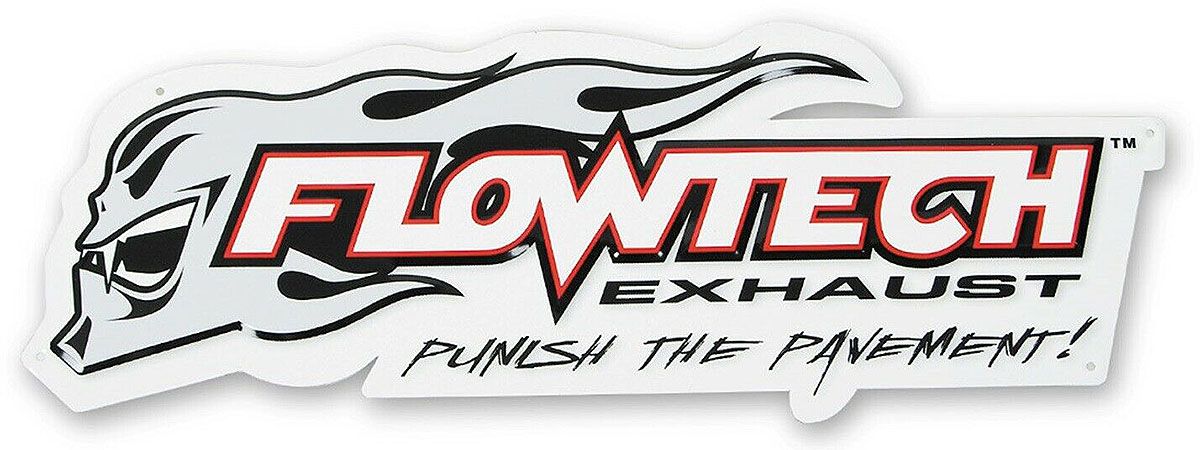 Metal Sign with Flowtech Logo HO-FL10000FLT