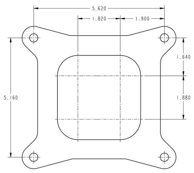 600 CFM 4-Barrel Street Carburettor HO0-1850C