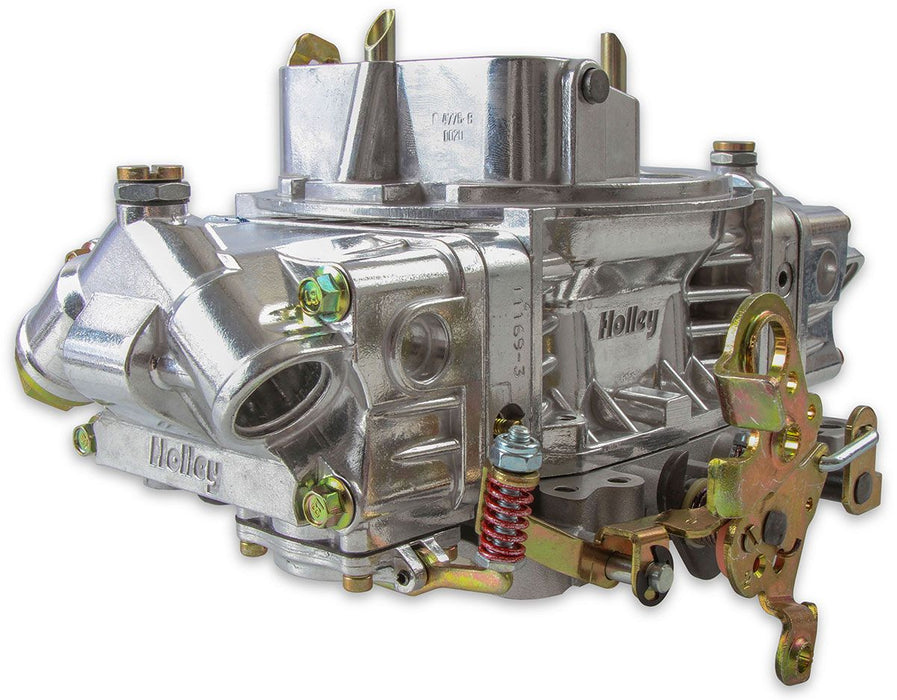 650 CFM 4-Barrel Street/Strip Carburettor - Shiny Finish HO0-4777S