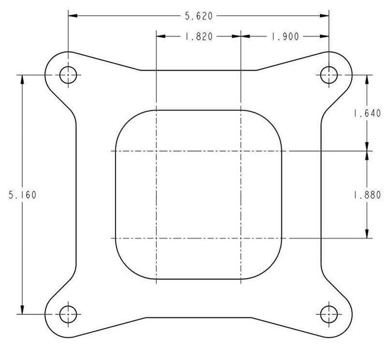 390 CFM 4-Barrel Street Carburettor HO0-8007