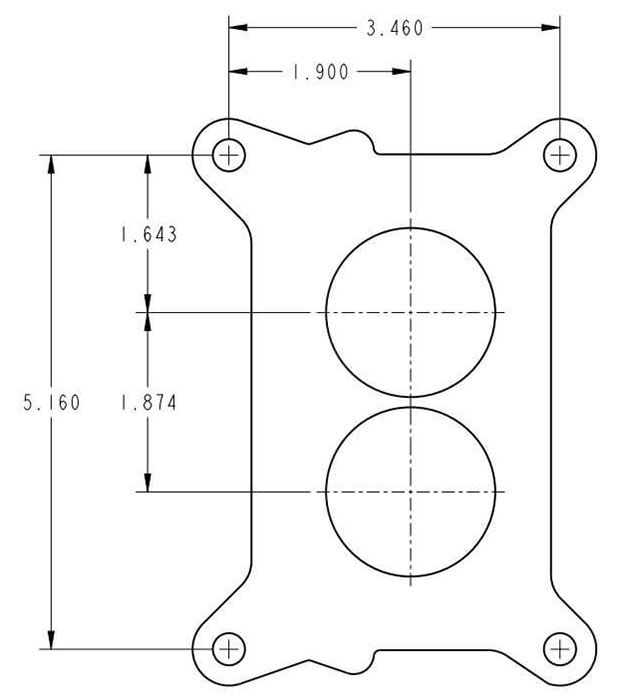 350 CFM 2-Barrel Street Avenger Carburettor HO0-80350