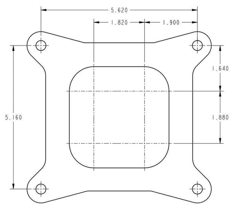 750 CFM 4-Barrel HP Series Race Carburettor - Methanol HO0-80535-1